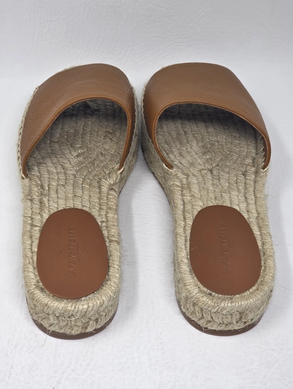 Lafayette 148 Copper Sandals Women's Size 39 Open Toe Shoes Pre-owned